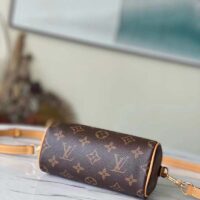 Louis Vuitton LV Women Nano Speedy Bag Brown Monogram Coated Canvas Cowhide (10)