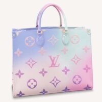 Louis Vuitton LV Women Onthego GM Tote Sunrise Pastel Monogram Coated Canvas (3)