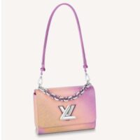 Louis Vuitton LV Women Twist MM Handbag Pink Epi Grained Cowhide Leather (3)