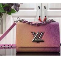 Louis Vuitton LV Women Twist MM Handbag Pink Epi Grained Cowhide Leather (3)