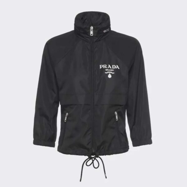 Prada Women Light Re-Nylon Rain Jacket-Black (1)