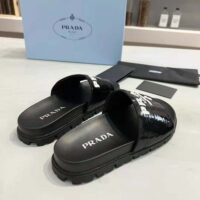 Prada Women Sequin Slides with Rubber Lug Sole are Covered All Over with Embroidered Sequins (1)