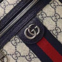 Gucci Unisex Ophidia GG Small Shoulder Bag Beige Blue Supreme Canvas (1)