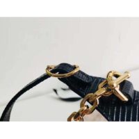 Gucci Women GG Jackie 1961 Lizard Mini Bag Black Lizard Gold-Toned Hardware (11)