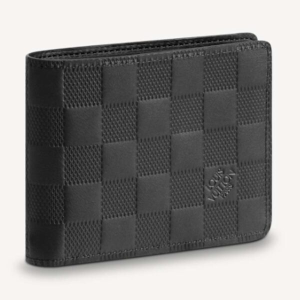 Louis Vuitton LV Unisex Multiple Wallet Black Damier Infini Leather (6)