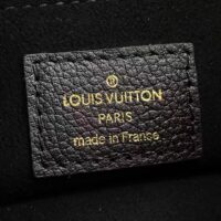 Louis Vuitton LV Women Bagatelle Black Handbag Monogram Empreinte Embossed Grained Cowhide (9)