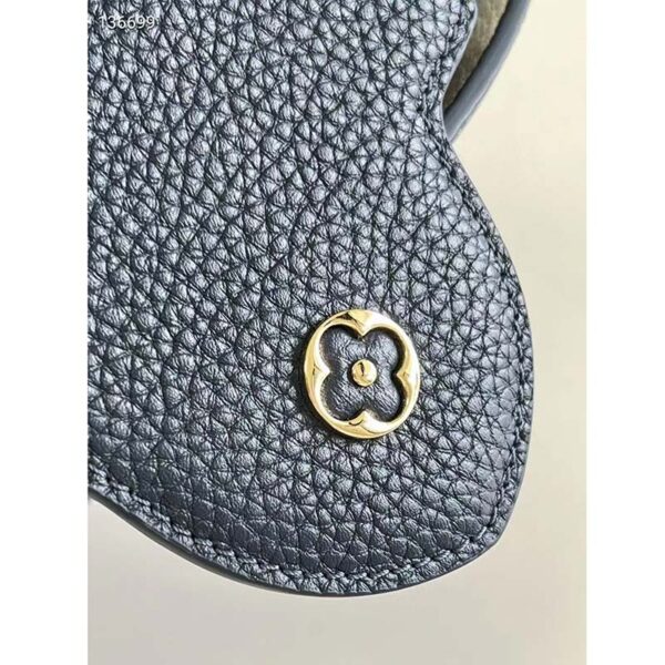 Louis Vuitton LV Women Capucines MM Handbag Blue Navy Taurillon Leather Canvas (12)