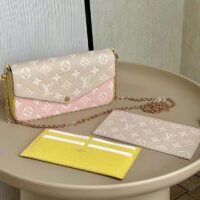 Louis Vuitton LV Women Félicie Pochette Monogram Empreinte Embossed Supple Grained Cowhide (11)