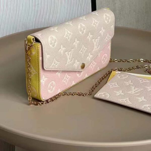 Louis Vuitton LV Women Félicie Pochette Monogram Empreinte Embossed Supple Grained Cowhide (7)