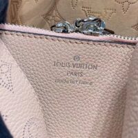 Louis Vuitton LV Women Muria Bucket Bag Galet Gray Mahina Perforated Calf Leather (1)