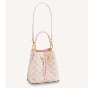 Louis Vuitton LV Women NéoNoé Bucket Bag Pink Sprayed Embossed Grained Cowhide