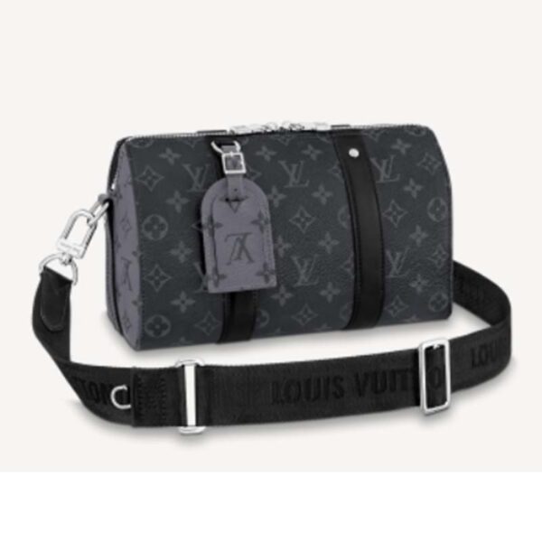 Louis Vuitton Unisex City Keepall Monogram Eclipse Monogram Eclipse Reverse Coated Canvas (6)