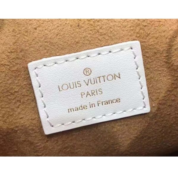 Louis Vuitton Unisex Nano Bucket Brown Monogram Coated Canvas Cowhide Leather (7)