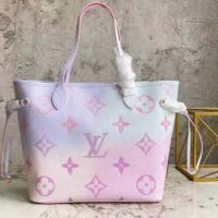 Louis Vuitton Women Neverfull MM Tote Sunrise Pastel Monogram Coated Canvas (5)