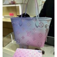 Louis Vuitton Women Neverfull MM Tote Sunrise Pastel Monogram Coated Canvas (5)