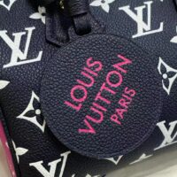 Louis Vuitton Women Speedy Bandouliere 20 Bag Black Printed Embossed Grained Cowhide (11)