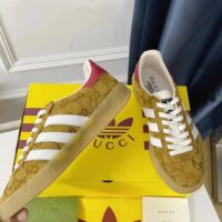 Gucci Unisex Adidas x Gucci Gazelle Sneaker Beige Brown Original GG Canvas (1)