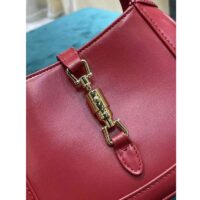 Gucci Women Jackie 1961 Mini Shoulder Bag Red Leather (11)