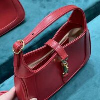 Gucci Women Jackie 1961 Mini Shoulder Bag Red Leather (11)