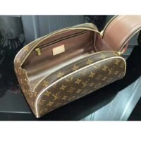 Louis Vuitton LV Unisex Dopp Kit Toilet Pouch Brown Monogram Coated Canvas (8)