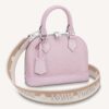 Louis Vuitton LV Women Alma BB Handbag Guimauve Purple Epi Grained Cowhide Leather