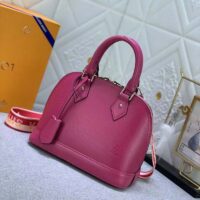 Louis Vuitton LV Women Alma BB Handbag Pink Epi Grained Cowhide Leather (3)