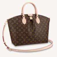 Louis Vuitton LV Women Boétie MM Monogram Coated Canvas Cowhide Leather (2)