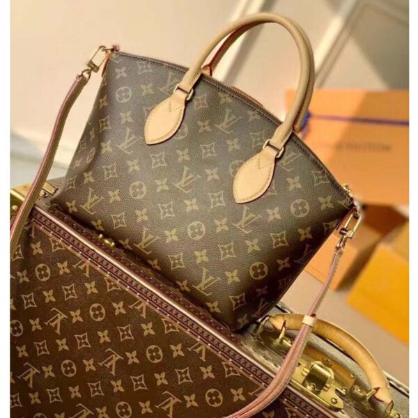 Louis Vuitton LV Women Boétie PM Monogram Coated Canvas Cowhide Leather (1)