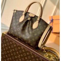 Louis Vuitton LV Women Boétie PM Monogram Coated Canvas Cowhide Leather (4)