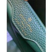 Louis Vuitton LV Women Capucines Mini Handbag Vert D’eau Green Taurillon Leather (6)