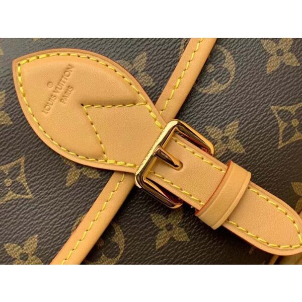 Louis Vuitton LV Women Diane Pink Monogram Coated Canvas Textile Lining (10)