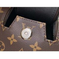 Louis Vuitton LV Women Dopp Kit Toilet Pouch Monogram Macassar Coated Canvas (8)