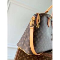 Louis Vuitton LV Women Lock It Tote Blurry Monogram Coated Canvas Cowhide Leather (6)