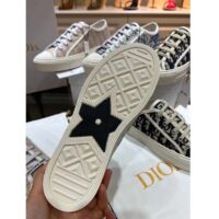 Dior Women Walk’n’Dior Sneaker Blue Toile De Jouy Embroidered Cotton (3)