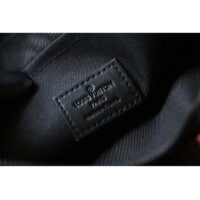 Louis Vuitton LV Unisex Discovery Pochette Black Monogram Shadow Calf Leather (5)