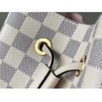 Louis Vuitton LV Women NéoNoé BB Bucket Bag Damier Azur Coated Canvas (11)