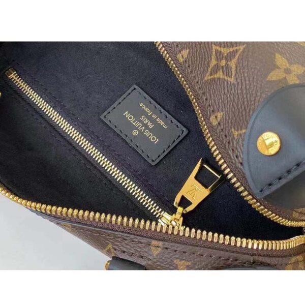 Louis Vuitton LV Women Petite Malle Souple Black Monogram Coated Canvas (15)