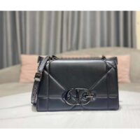 Dior Women CD 30 Montaigne Chain Bag Handle Black Maxicannage Lambskin (9)