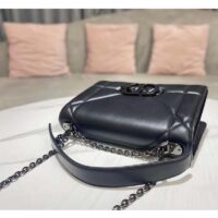 Dior Women CD 30 Montaigne Chain Bag Handle Black Maxicannage Lambskin (9)