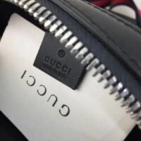 Gucci GG Black Messenger Black Grey GG Supreme Canvas Blue Red Web (3)