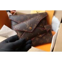 Louis Vuitton LV Unisex Kirigami Pochette Brown Monogram Coated Canvas Cowhide Leather (8)