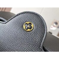 Louis Vuitton LV Women Capucines MM Handbag Black Taurillon Leather (4)