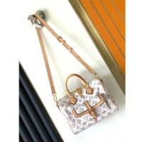 Louis Vuitton LV Women Speedy Bandoulière 25 Handbag Beige Monogram Coated Canvas (11)