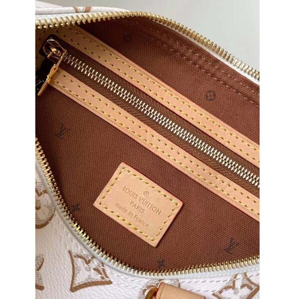 Louis Vuitton LV Women Speedy Bandoulière 25 Handbag Beige Monogram Coated Canvas (2)