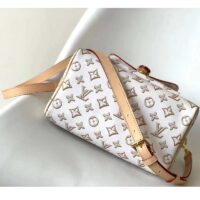 Louis Vuitton LV Women Speedy Bandoulière 25 Handbag Beige Monogram Coated Canvas (11)