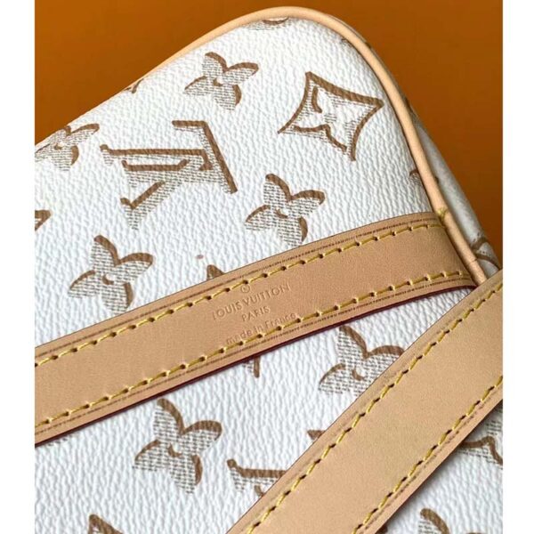 Louis Vuitton LV Women Speedy Bandoulière 25 Handbag Beige Monogram Coated Canvas (8)