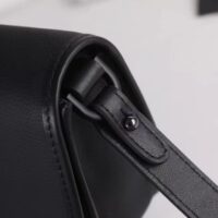 Dior Unisex CD Mini Gallop Bag Strap Black Grained Calfskin (5)