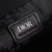 Dior Unisex CD Mini Gallop Bag Strap Black Grained Calfskin (5)