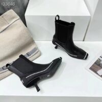 Dior Women Shoes D-Motion Heeled Ankle Boot Black Supple Calfskin Rubber (8)