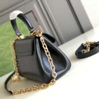 Gucci GG Women Horsebit 1955 Mini Bag Top Handle Black Leather (1)